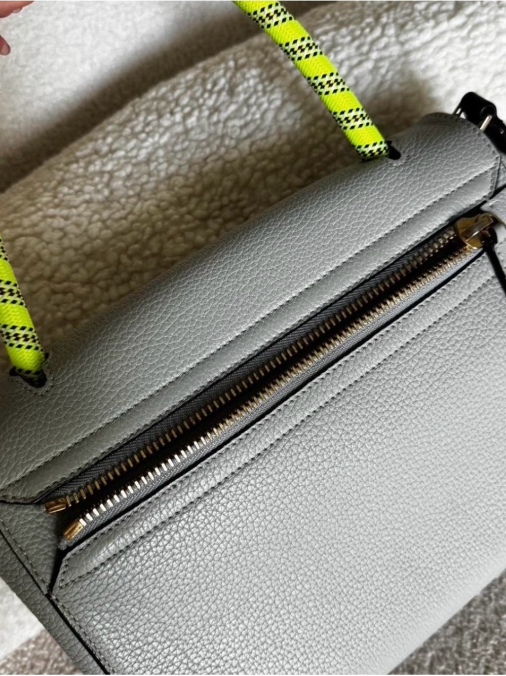 Anya Hindmarch Bathust Satchel bag Grey - Picture 3 of 6